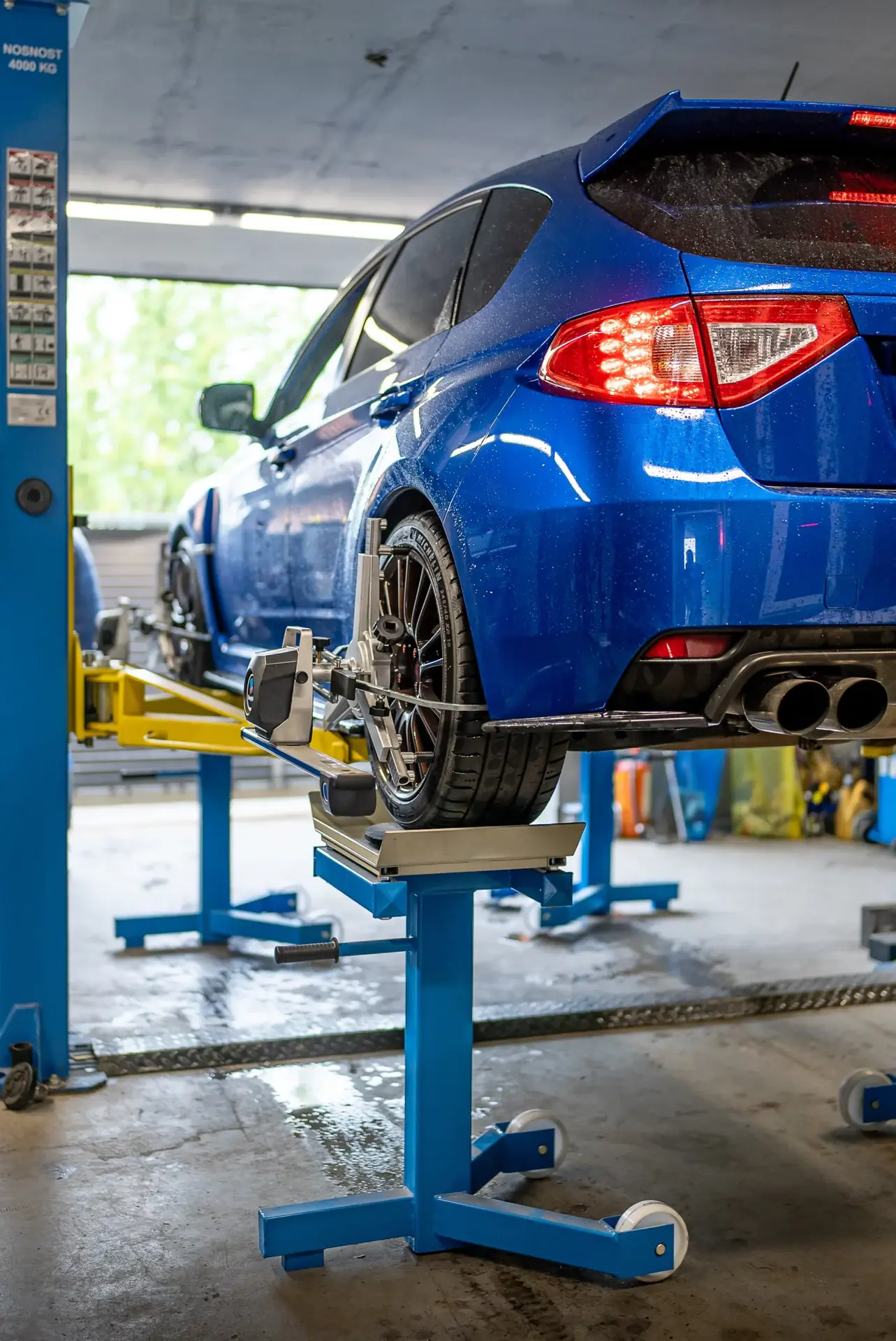 Měření geometrie kol v autoservisu CarLab